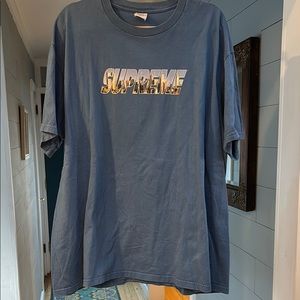 Supreme Blue Short Sleeve Tee